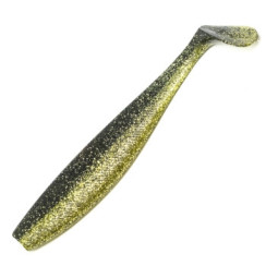 Vibrating tail Bite On Fox Shad 16cm #41 Black Gold