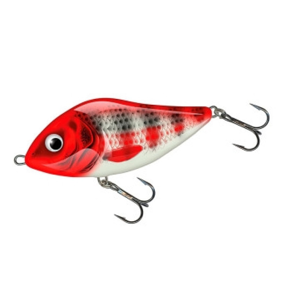 Wobbler Salmo Slider 100F 36g #Red Head Striper