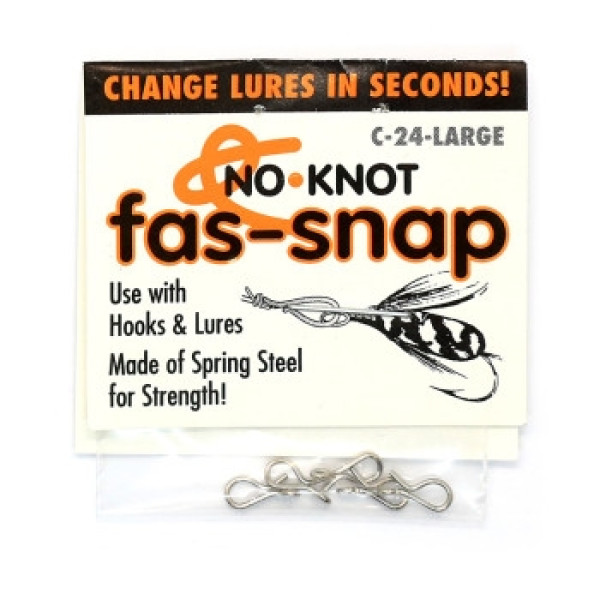 NO-KNOT FAS-SNAP Latches #C-24 Pkgs. Large