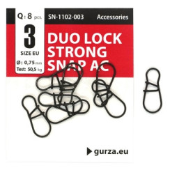 Застежки Gurza Duo Lock Strong Snap AC #3 8pc