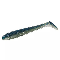 Silicone Big Bite Baits Pro Swimmer 3.8" 6pc #Silver Shiner
