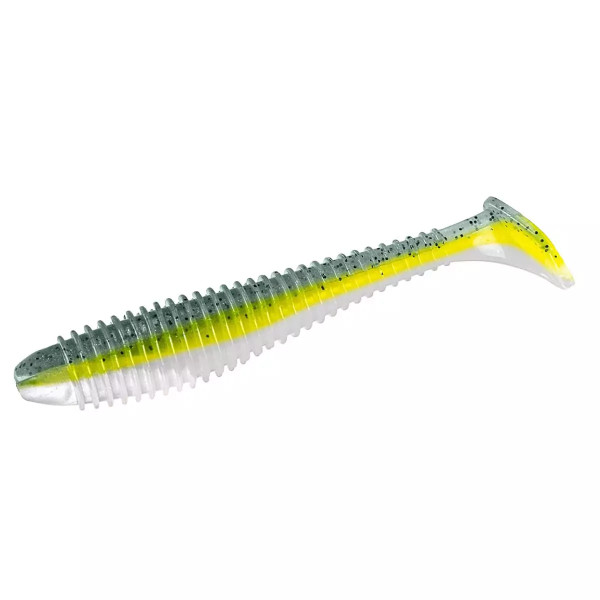 Silicone Big Bite Baits Pro Swimmer 3.8" 6pc #SS Shad