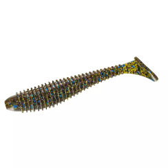 Silicone Big Bite Baits Pro Swimmer 3.8" 6pc #Tilapia Magic