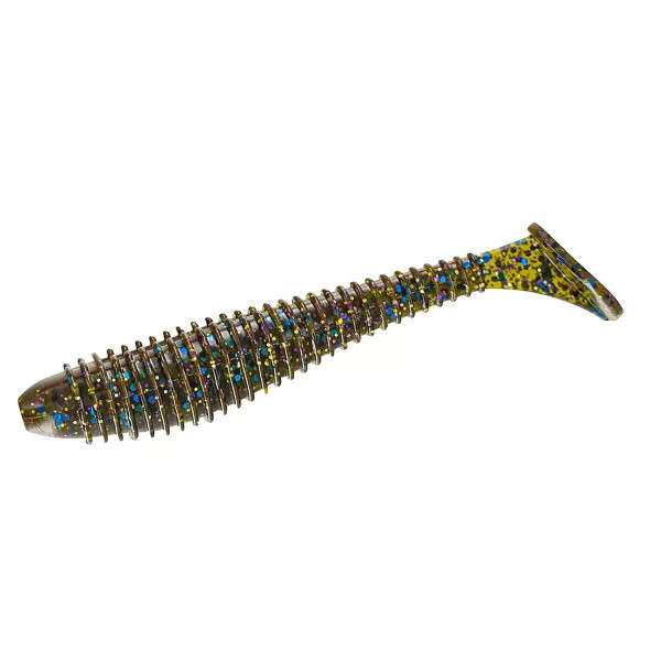 Silicone Big Bite Baits Pro Swimmer 3.8" 6pc #Tilapia Magic