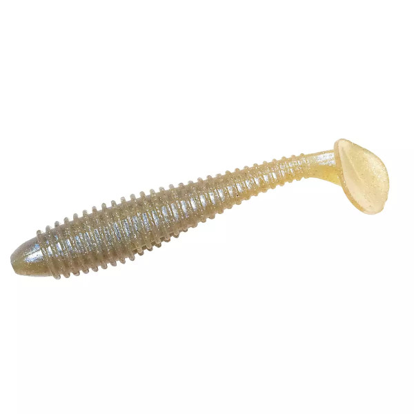 Silicone Big Bite Baits Scentsation Pro Swimmer 3.8" 6pc #Albino