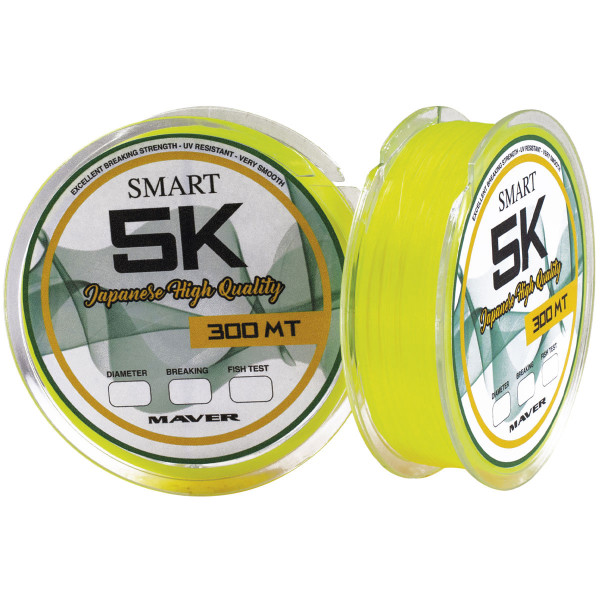 Line Smart Monofilo Smart 5K 300m (yellow) 0.285mm 17lb/8.5kg