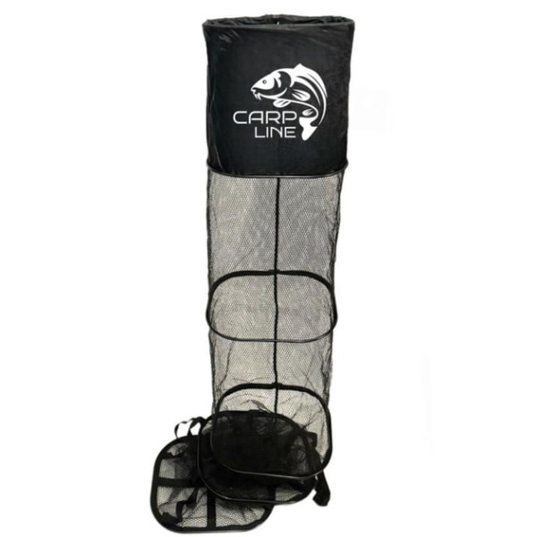 Садок Carp Line Black 2.5м чорні алюмінієві кільця
