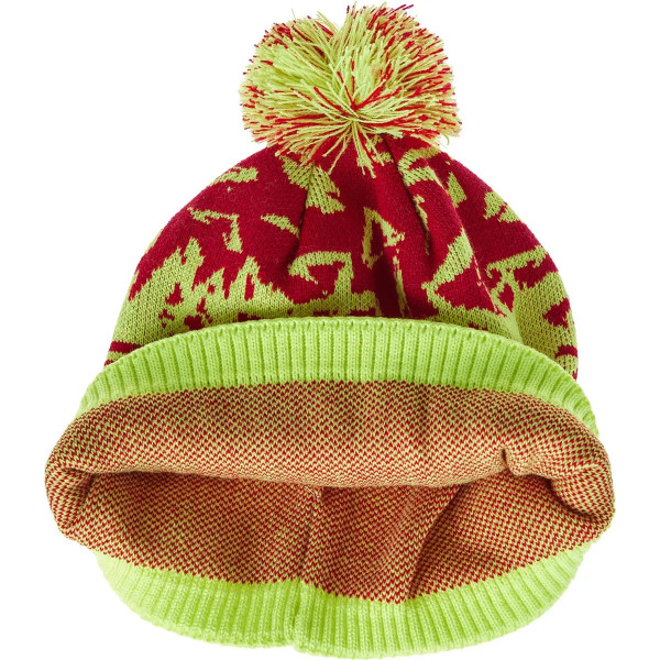Select Pompon Hat 56 Yellow Red