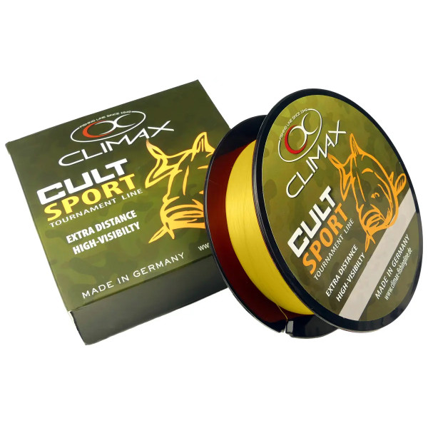 Лісочка Climax Cult Carp Sport 1000m (yellow) 0.22mm 4.4kg