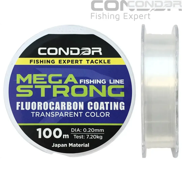 Line CONDOR MEGASTRONG FLUROCARBON COATING 100m 0.2mm
