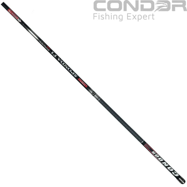 Удочка Condor SPONDA POLE 6m, BK карбон М7 