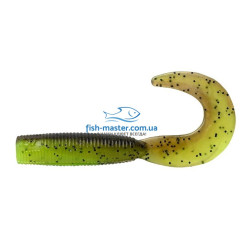 Daiwa Bait Junkie 2.5" Grub GP Chartreuse UV Silicone