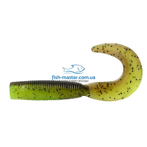Силікон Daiwa Bait Junkie 2.5" Grub GP Chartreuse UV