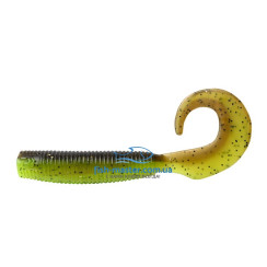 Силікон Daiwa Bait Junkie 4" Grub GP Chartreuse UV