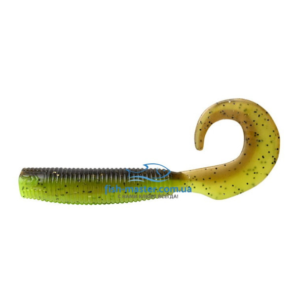 Силікон Daiwa Bait Junkie 4" Grub GP Chartreuse UV