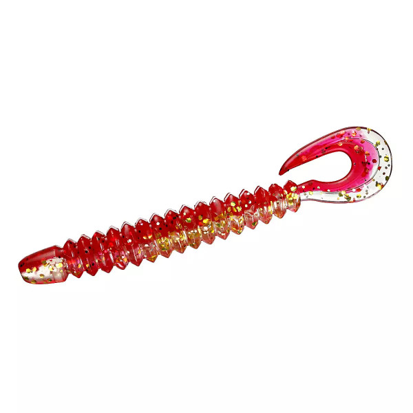 Silicone Daiwa HRF Curly 2.6" #Akakin
