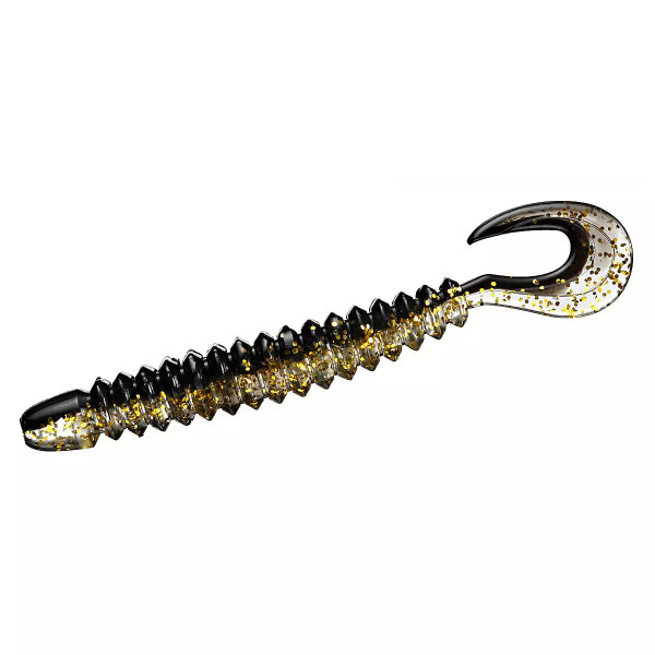 Силикон Daiwa HRF Curly 2.6" #Kurokin