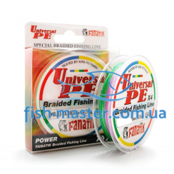 Шнур FANATIK Spinning PE X4 120m #0.6 0.12 5.4kg Yellow