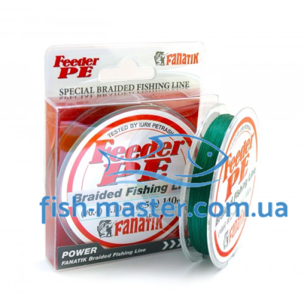 Fanatik Feeder PE X4 140m #0.6/0.12m 5.4kg Green