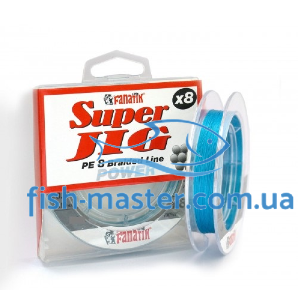 Шнур Fanatik Super Jig PE X8 75m #0.4/0.10mm 4.8kg BLUE