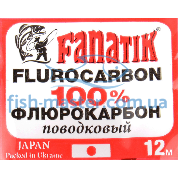 Флюорокарбон fanatik 12м 0.37мм 8.9kg