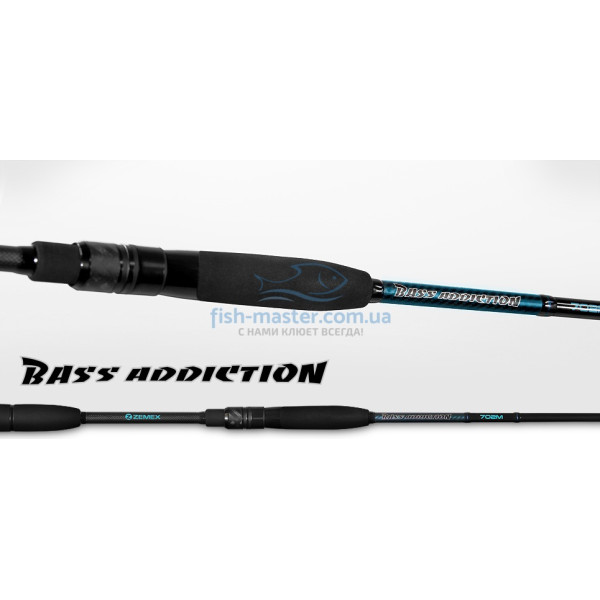 Спінінг ZEMEX BASS ADDICTION CASTING 702M 2,13m 5-25g