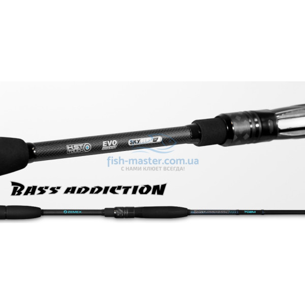 Спінінг ZEMEX BASS ADDICTION CASTING 702M 2,13m 5-25g