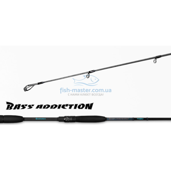 Спінінг ZEMEX BASS ADDICTION CASTING 702M 2,13m 5-25g