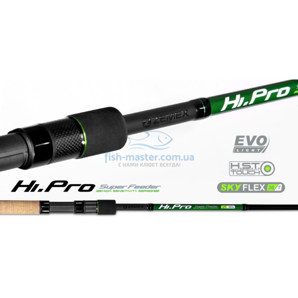 Удилище фидерное ZEMEX HI-PRO Super Feeder 13ft 3.9м. - 110g