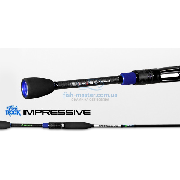 Spinning rod ZEMEX IMPRESSIVE S-732UL 2.21m 0.3-5g