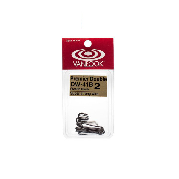 Vanfook Double Hooks DW-41B Stealth Black #02