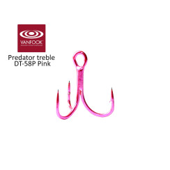 Vanfook Predator Treble Hooks DT-58P Pink #08