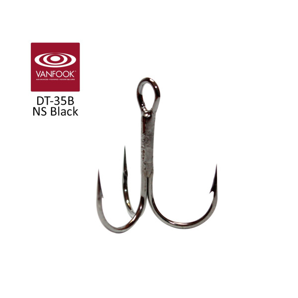 Крючки Vanfook тройные DT-35B NS Black #12 