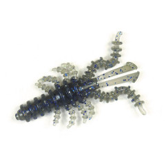 Силікон Bait Breath Saltwater Mosya 3"(6шт/упак.) #S352 UV Hologram Smoke/Blue