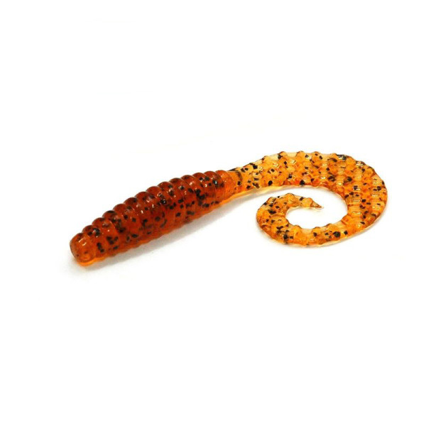 Silicone Bait Breath Curly Grub 4.5"(8pcs/pack)#Ur22