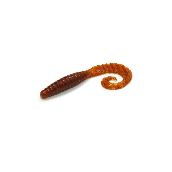 Silicone Bait Breath Curly Grub 2.5"(12pcs/pack)#Ur23