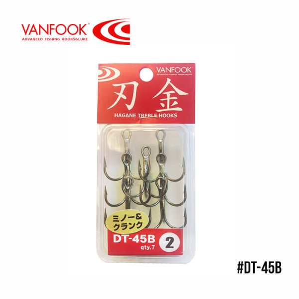 Крючки Vanfook тройные DT-45B NS Black #12  