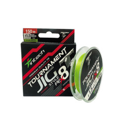 Cord Intech Tournament Jig Style PE X8 Fluo Green 150m #0.6/0.128mm 9.2lb/4.20kg