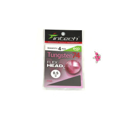 Разборной груз Intech Tungsten 74 Gloss Pink UV 0.5g