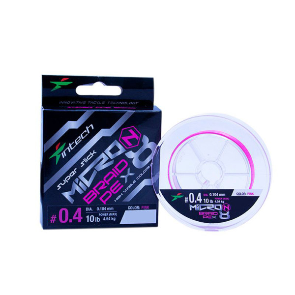 Шнур Intech MicroN PE X8 200м #0.4/0.104mm 10lb/4.54kg