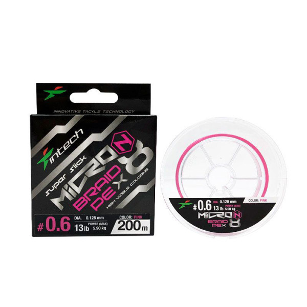 Cord Intech MicroN PE X8 200m #1.2/0.185mm 25lb/11.34kg