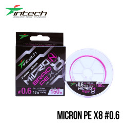 Cord Intech MicroN PE X8 150m #0.6/0.128mm 13lb/5.90kg