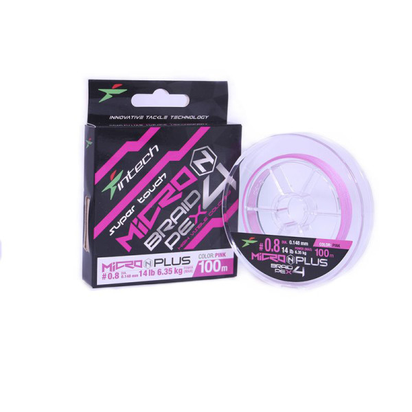 Cord Intech MicroN Plus PE X4 100m #0.8/0.148mm 14lb/6.35kg