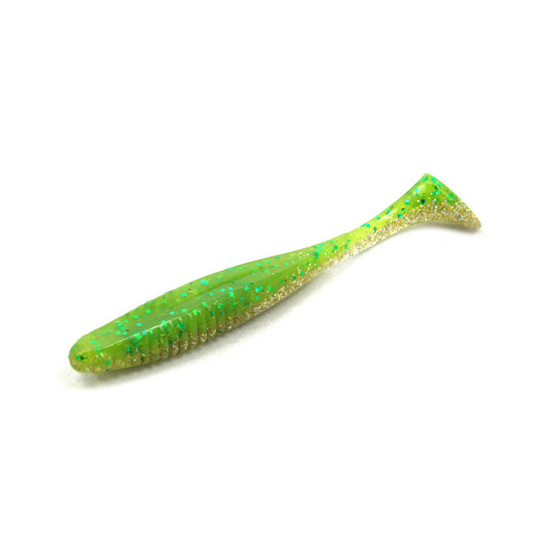Silicone Bait Breath ETShad 4.3" (6 pcs/pack) #972 Lime SHAD