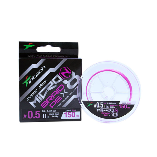 Cord Intech MicroN PE X8 150m #0.5/0.117mm 11lb/5.00kg
