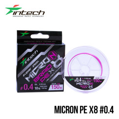 Cord Intech MicroN PE X8 150m #0.4/0.104mm 10lb/4.54kg