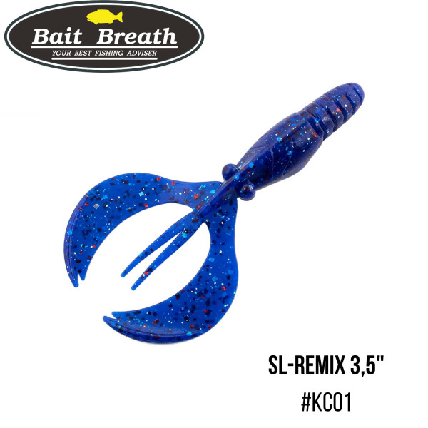 Силикон Bait Breath SL-Remix 3,5"(8шт/упак.)#KC01 RFB