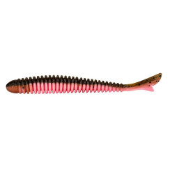 Силікон Bait Breath U30 Fish Tail Ringer 3.5"(7шт/упак.)#937 Greenpumpkin/pink