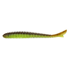 Силікон Bait Breath U30 Fish Tail Ringer 3.5"(7шт/упак.)#931 Greenpumpkin/chart