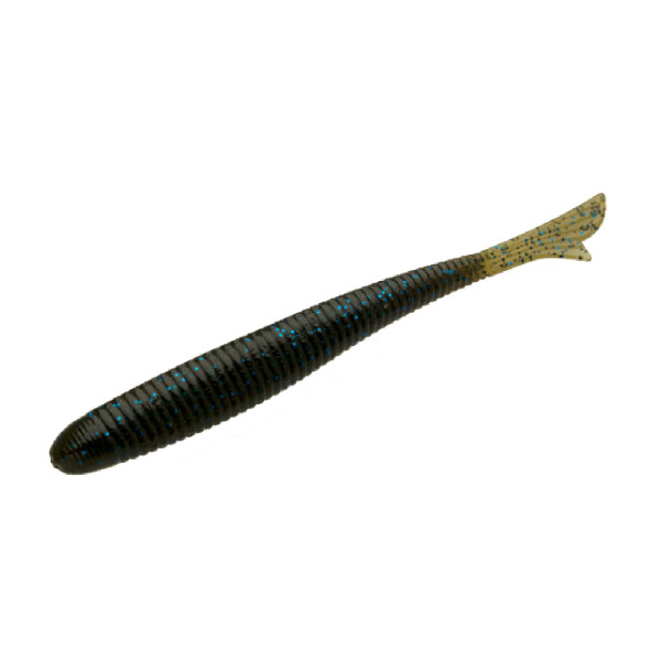 Силікон Bait Breath U30 Fish Tail 1.5"(14шт/упак.)#724 Green Pumpkin/Blue